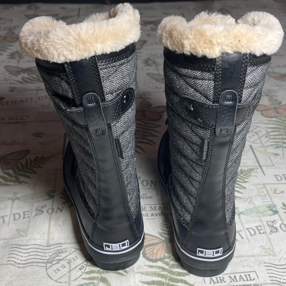 JBU‎ by Jambu Chilly Water Resistant Black Herringbone Winter Snow Boots